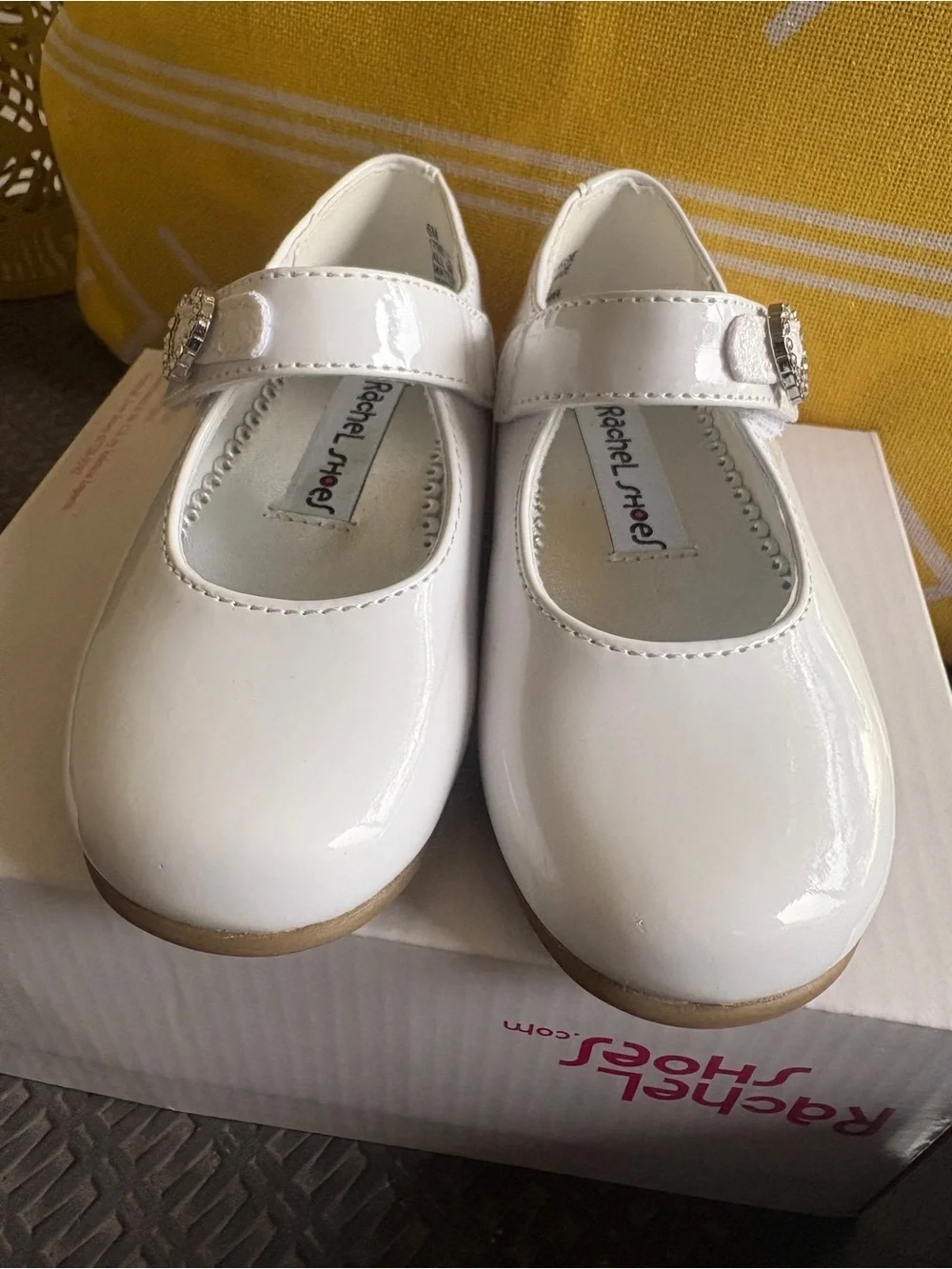 White Patent Mary Jane Dress Shoes for Kids